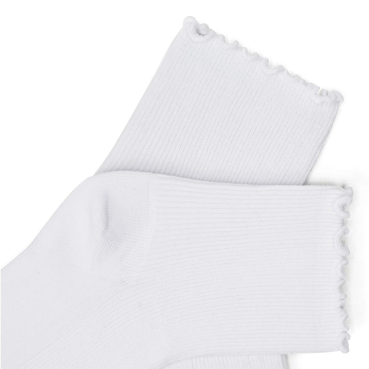 Rollie Nation Quarter Frill Socks White