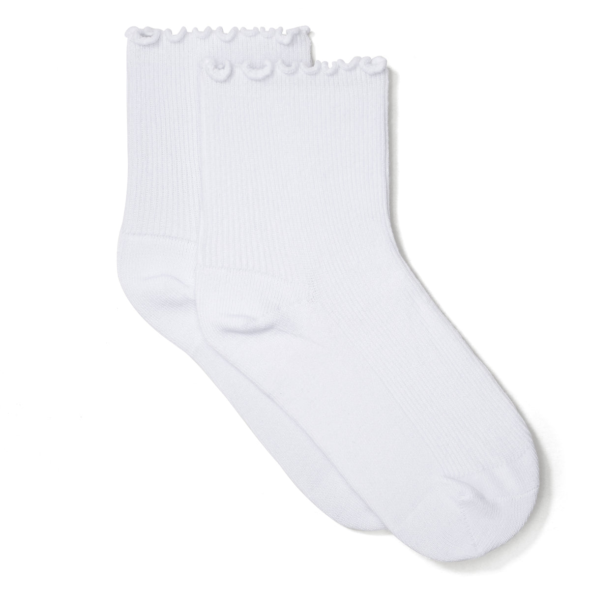 Rollie Nation Quarter Frill Socks White