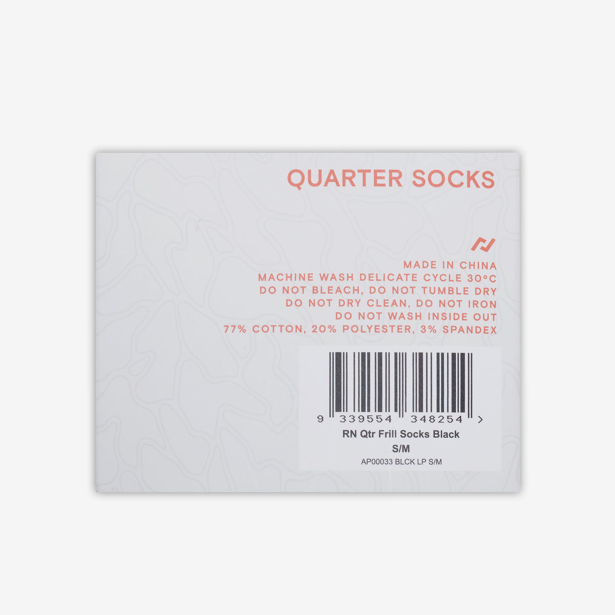 Rollie Nation Quarter Frill Socks Black