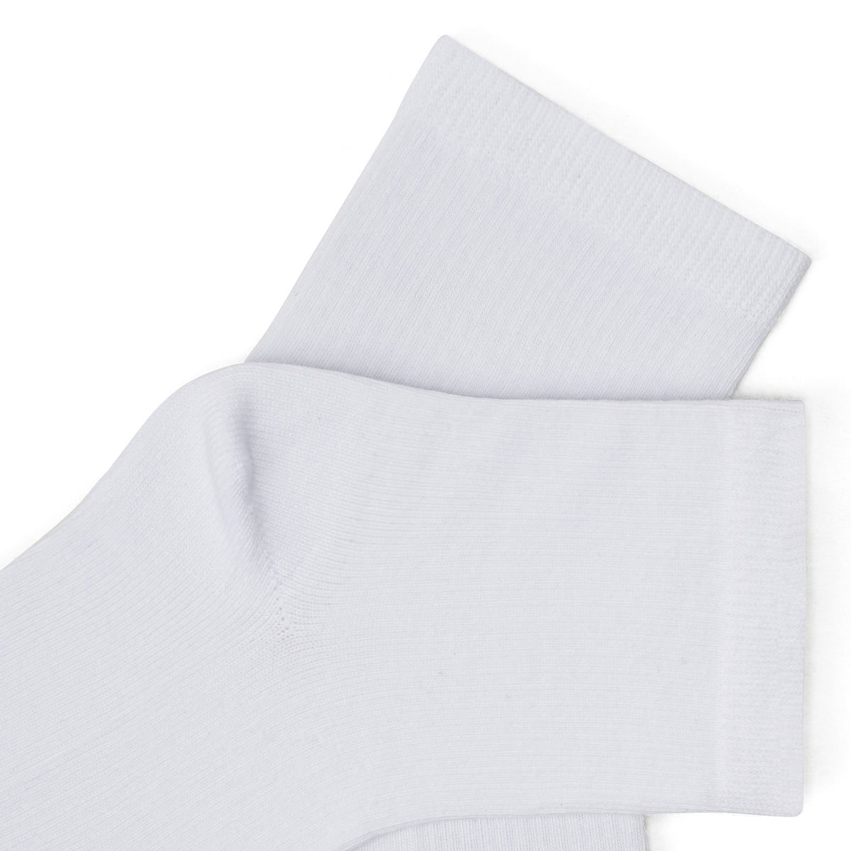 Rollie Nation Quarter Ribbed Socks White