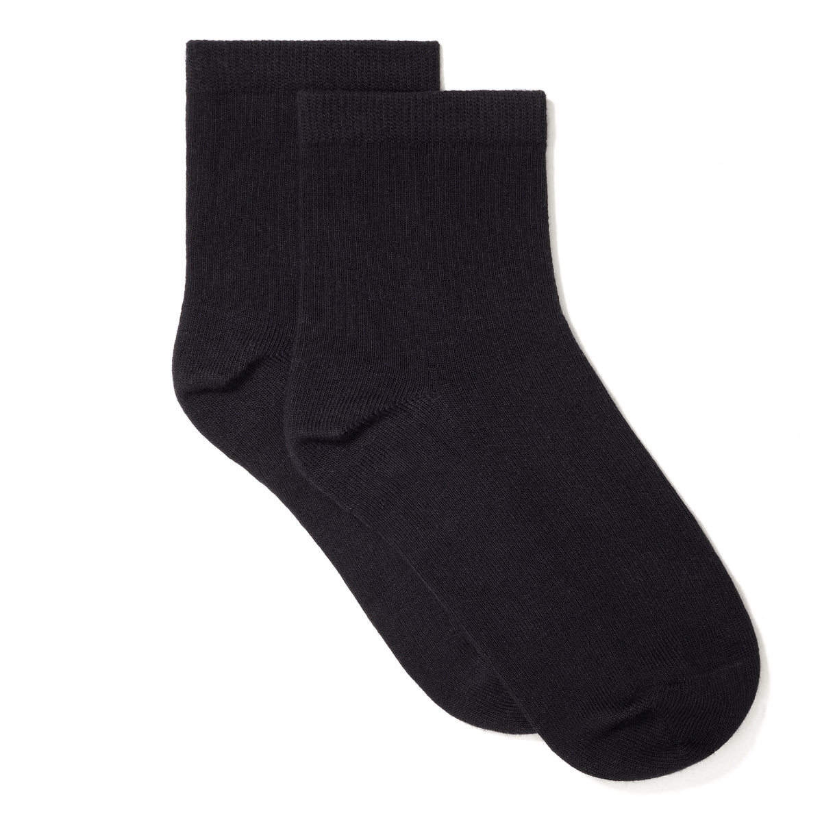 Rollie Nation Quarter Ribbed Socks Black