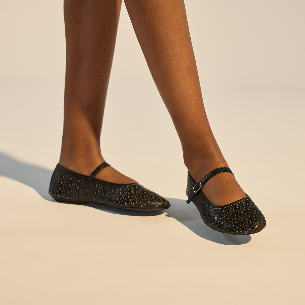 Ballet Mary Jane Laser Black