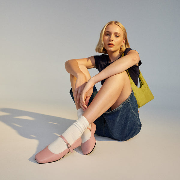 Ballet MJ Square Toe Rose Blush