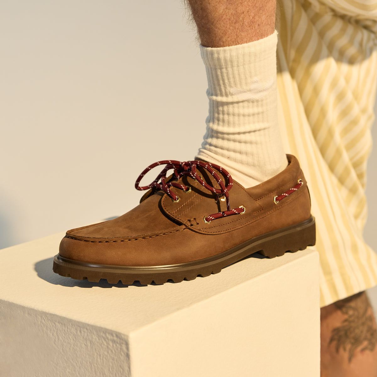 Boat Mens Low Step Cacao