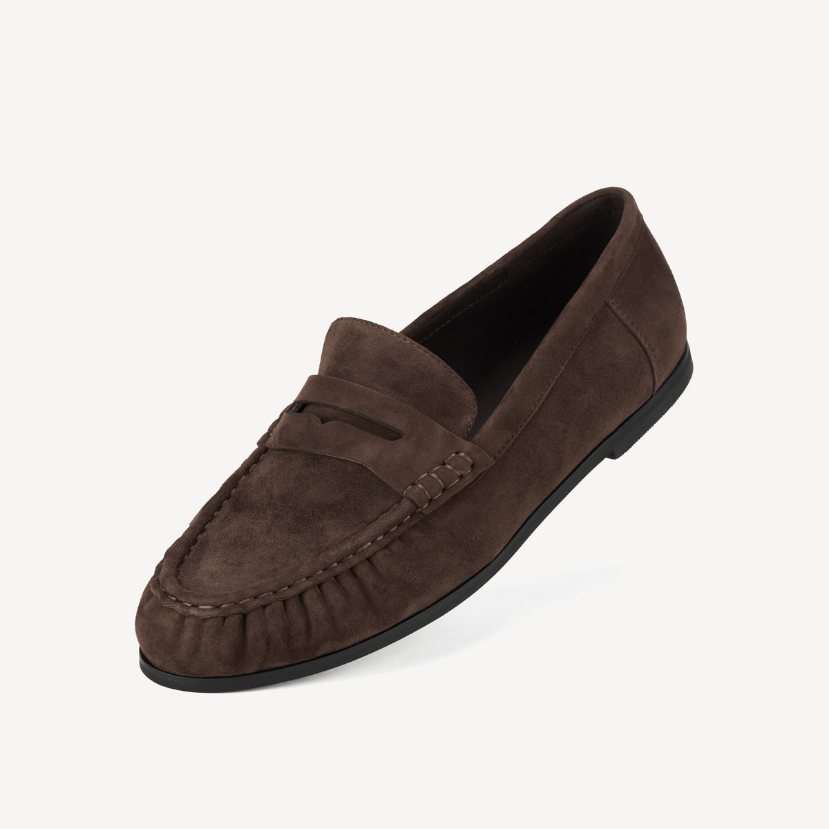 Hudson Moccasin Brown Suede