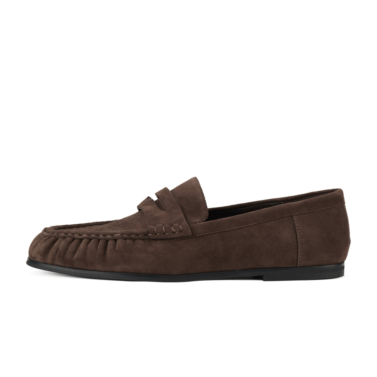 Hudson Moccasin Brown Suede