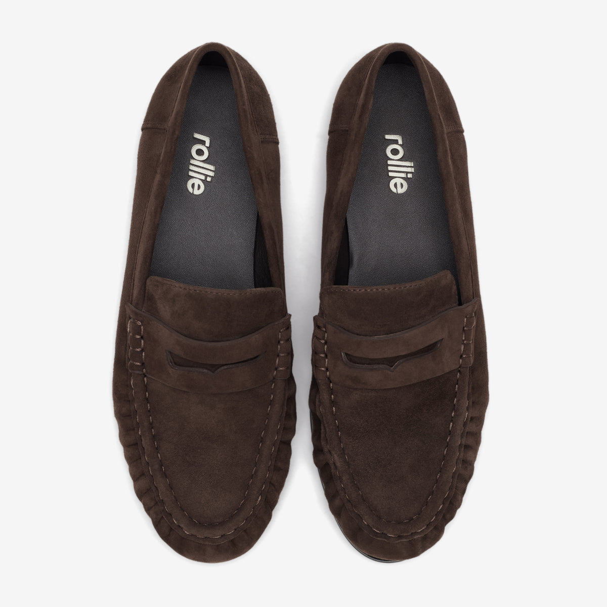 Hudson Moccasin Brown Suede