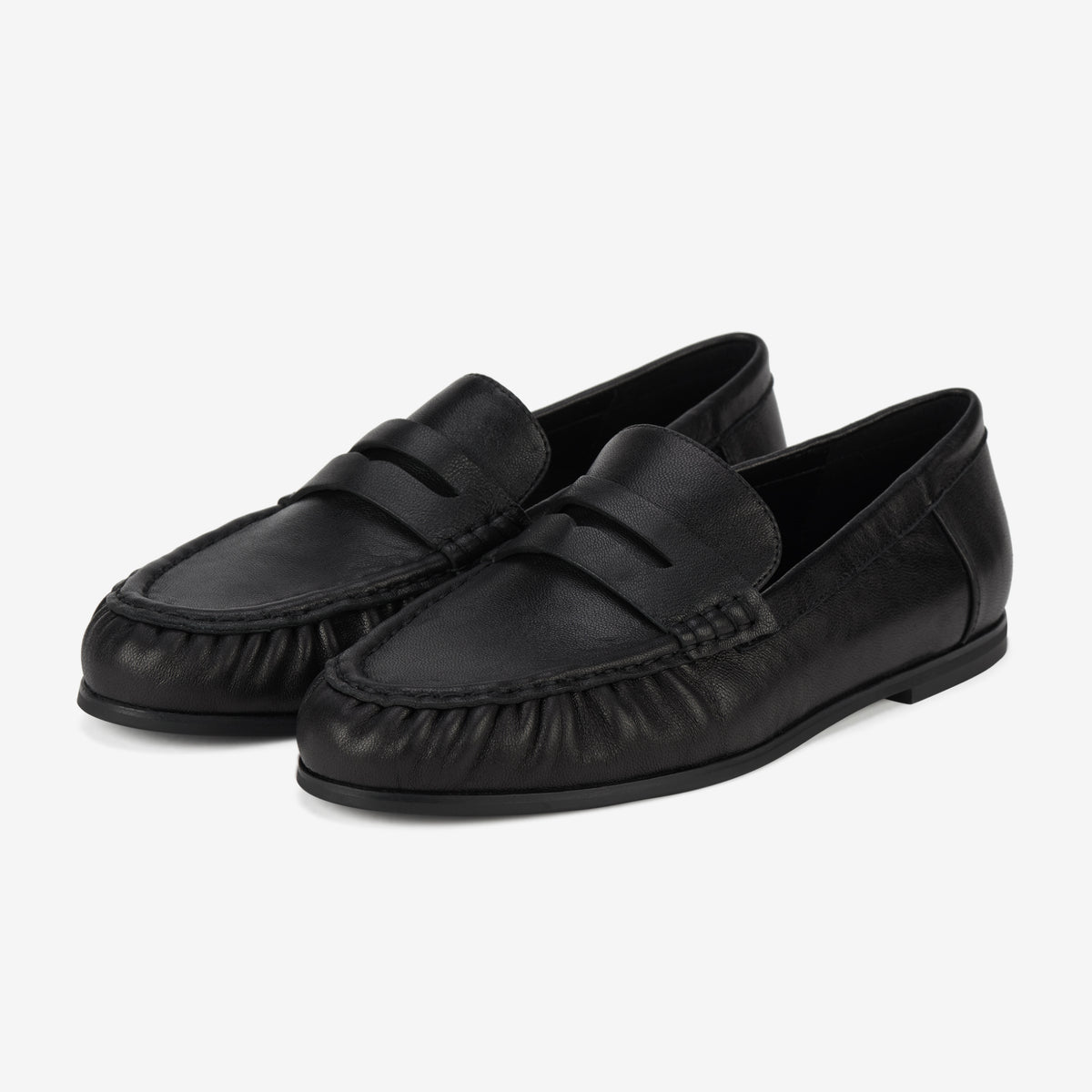 Hudson Moccasin Black Lacquer