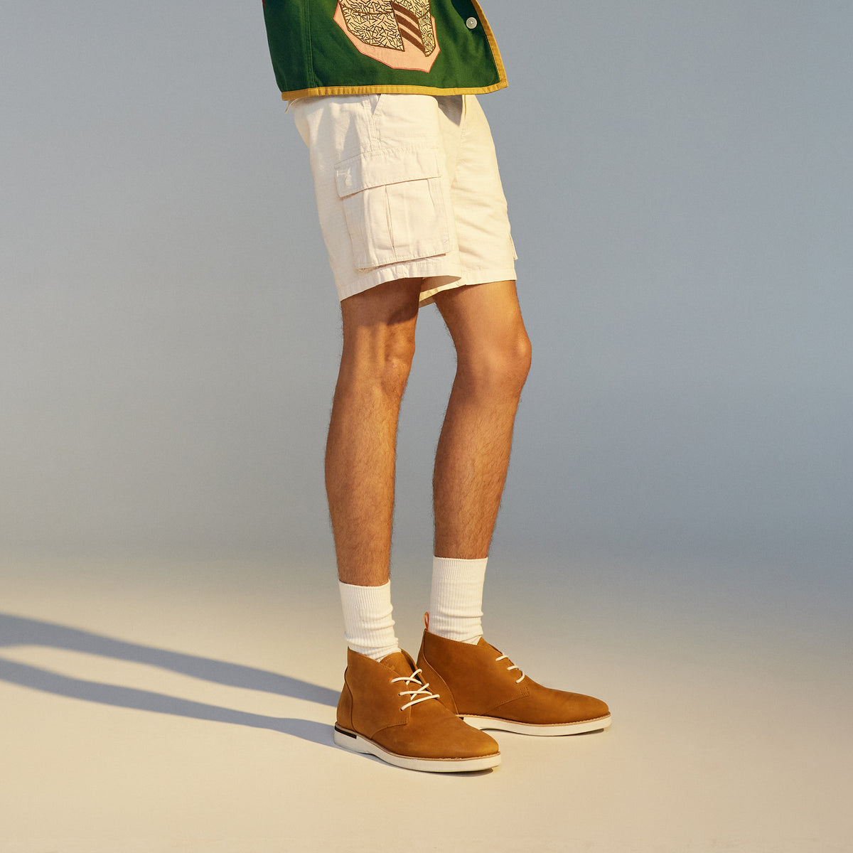 Chukka Mens Stack Cognac