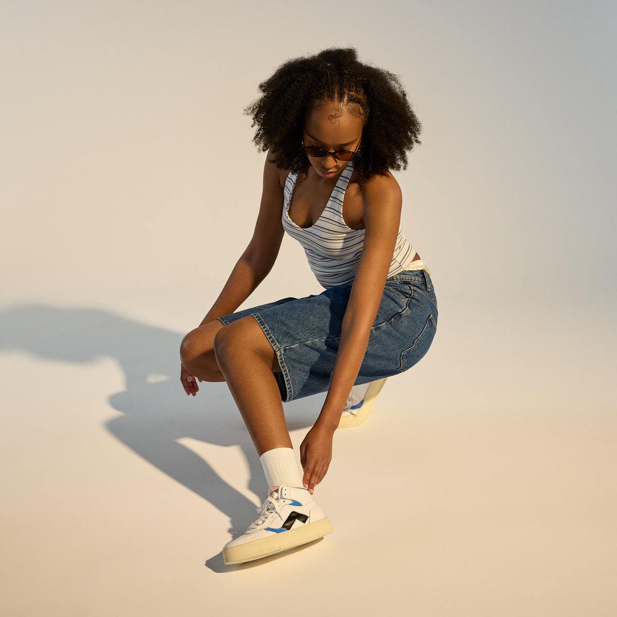 CourtPro High White/Azure