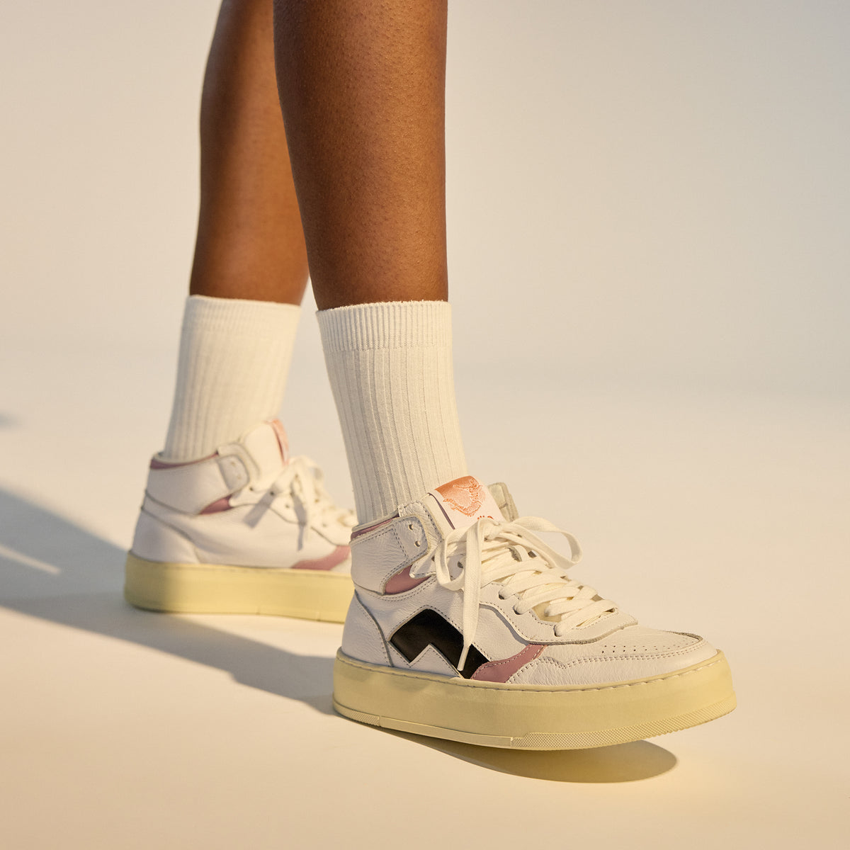 CourtPro High White/Rose Blush