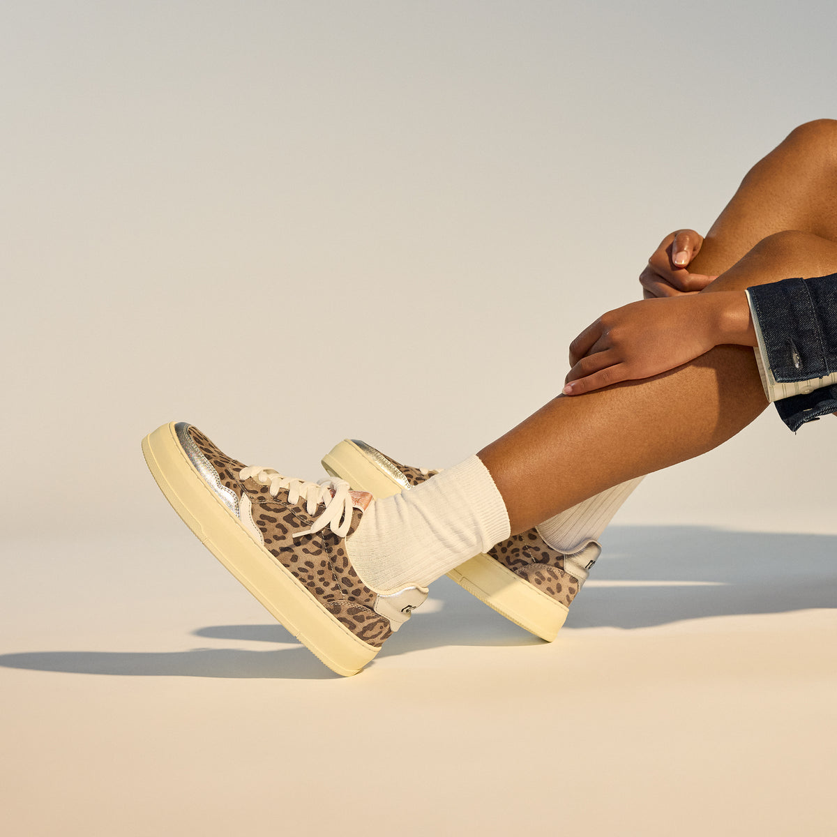 CourtPro Low Leopard/Silver