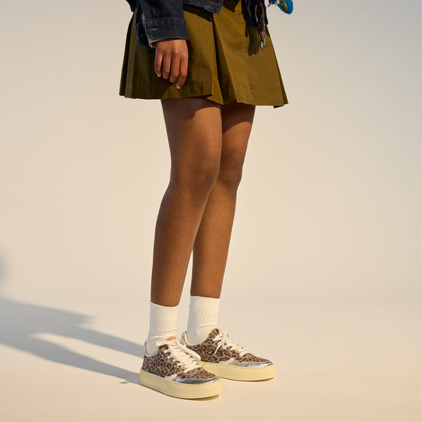 CourtPro Low Leopard/Silver