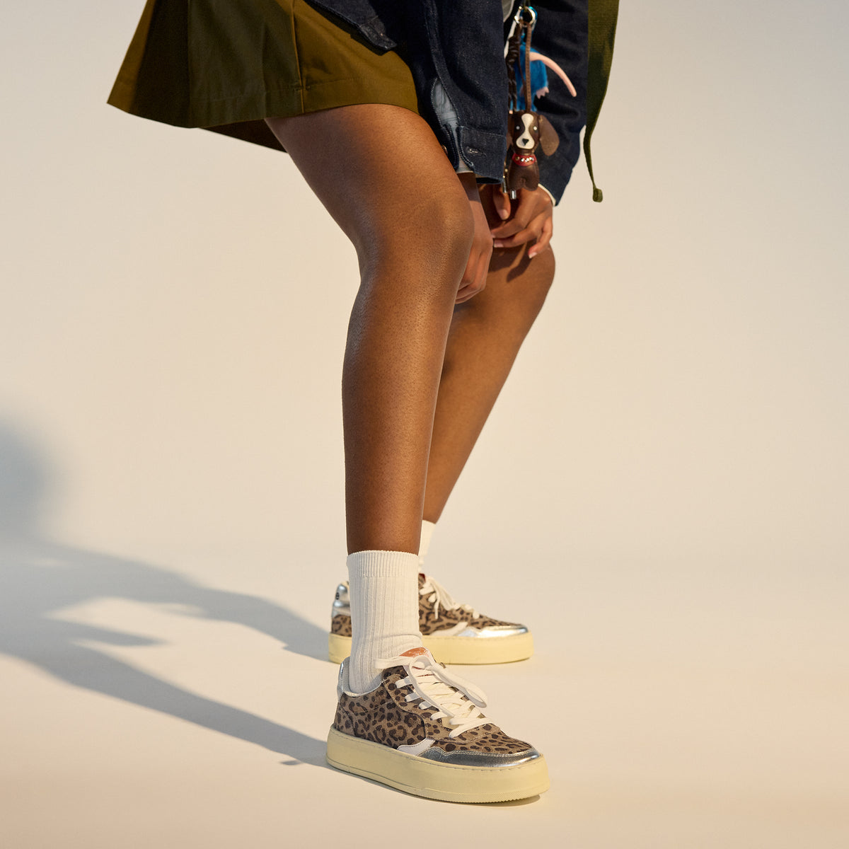 CourtPro Low Leopard/Silver