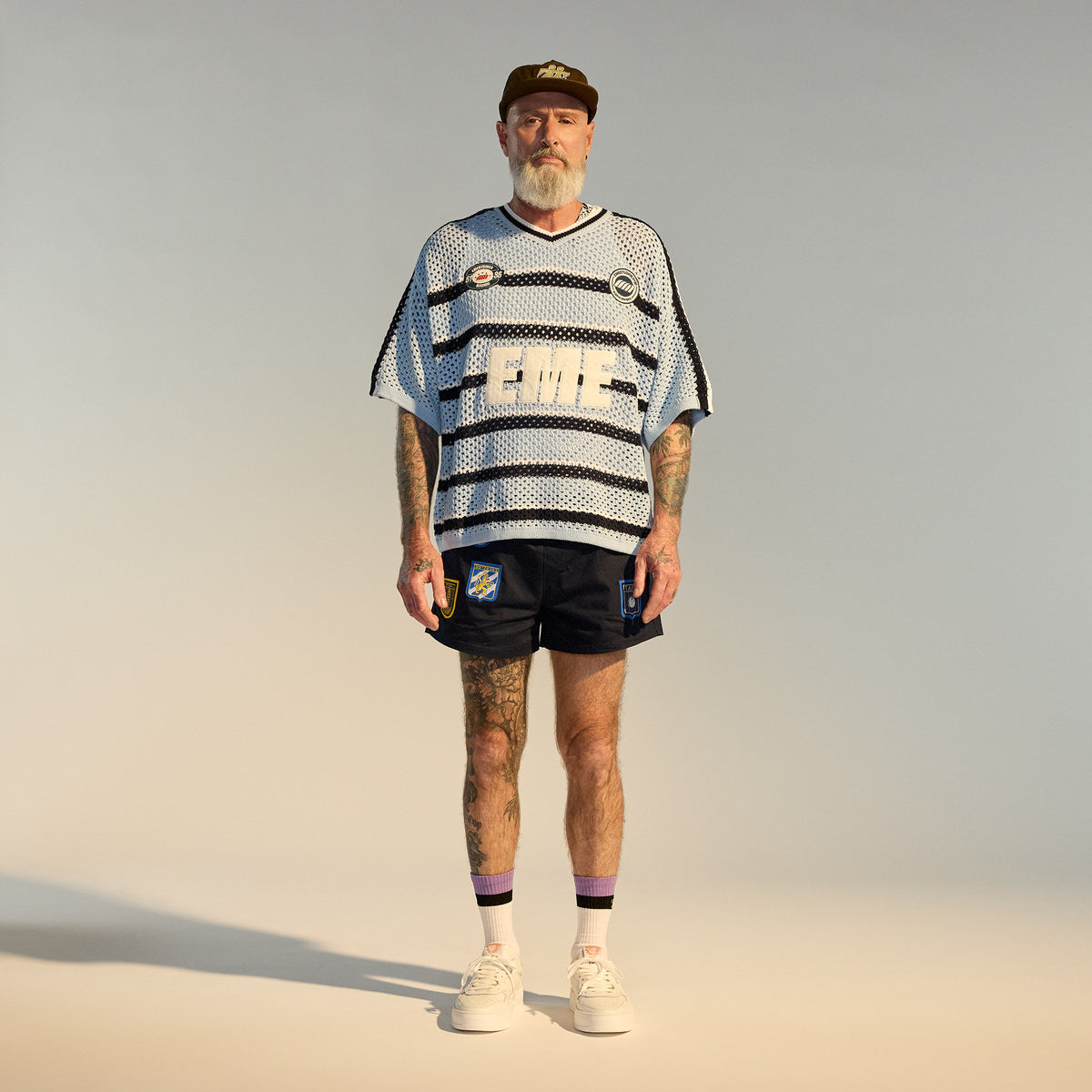 CourtPro Mens Low White Tumble