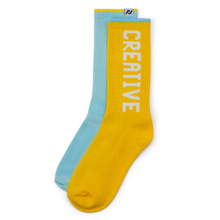 RN Socks Mix n Match Blue Yellow