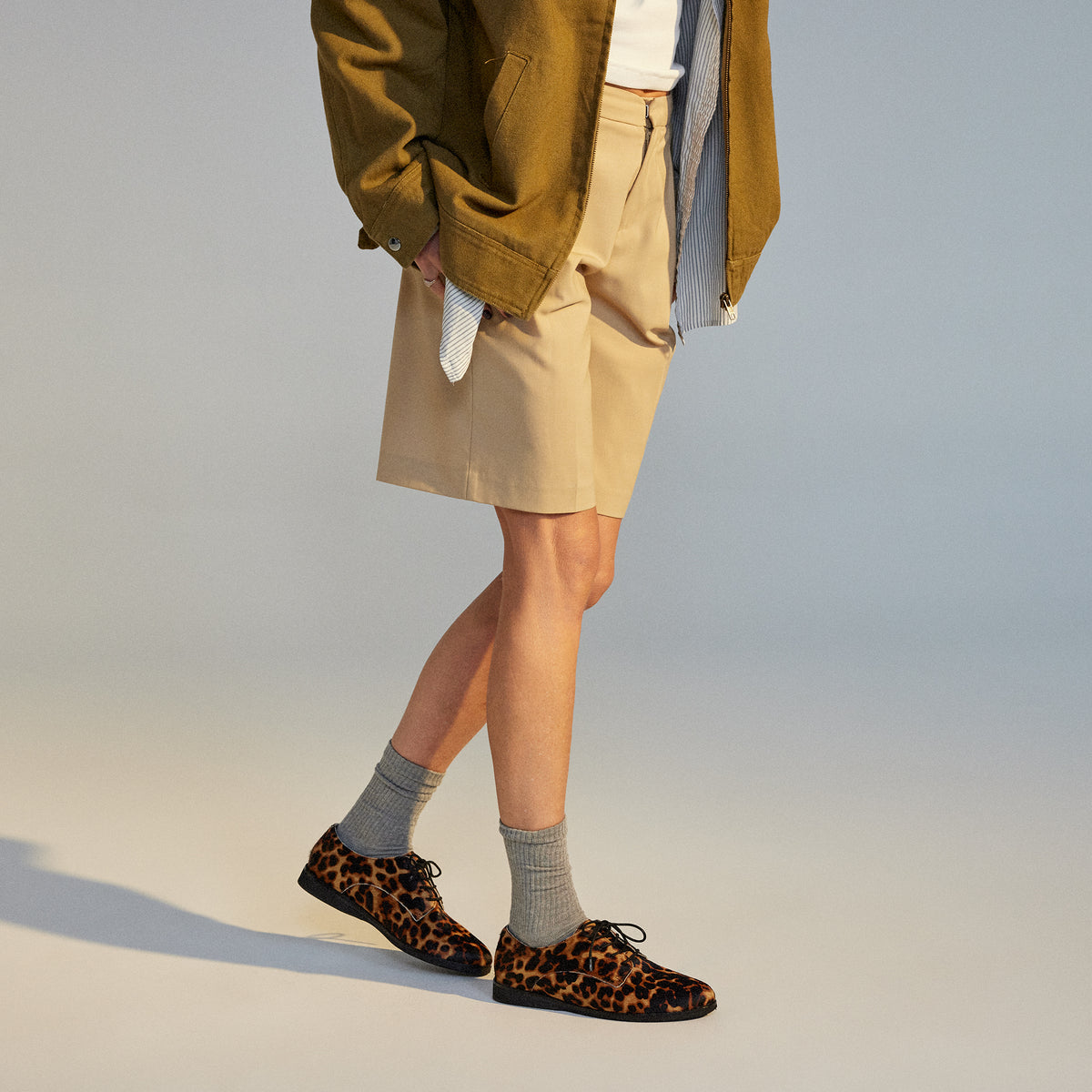 Derby Dark Camel Leopard/Black