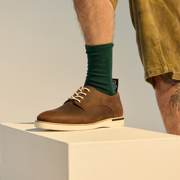 Derby Mens Stack Dark Brown