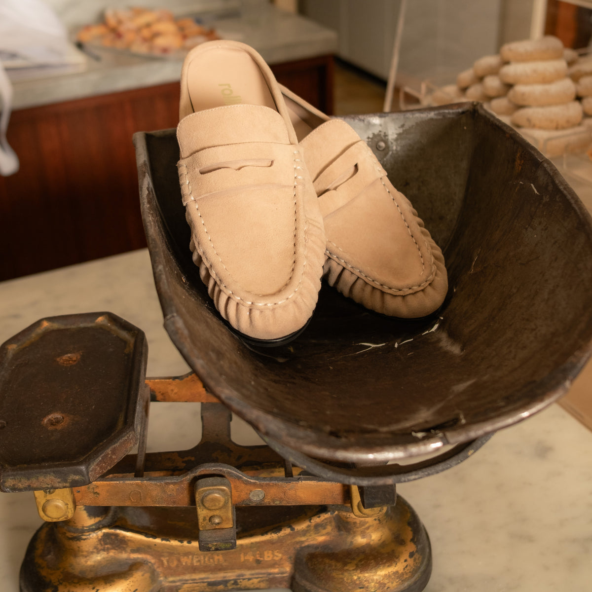 Sloane Mule Walnut Suede