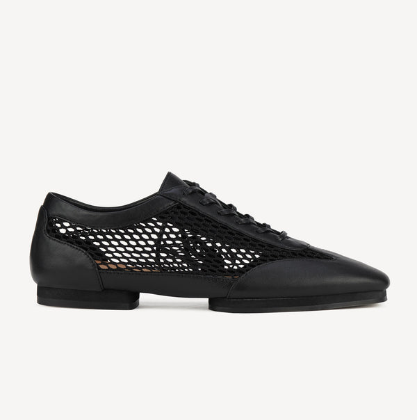 Rollie Remy Black — women's shoe, side profile