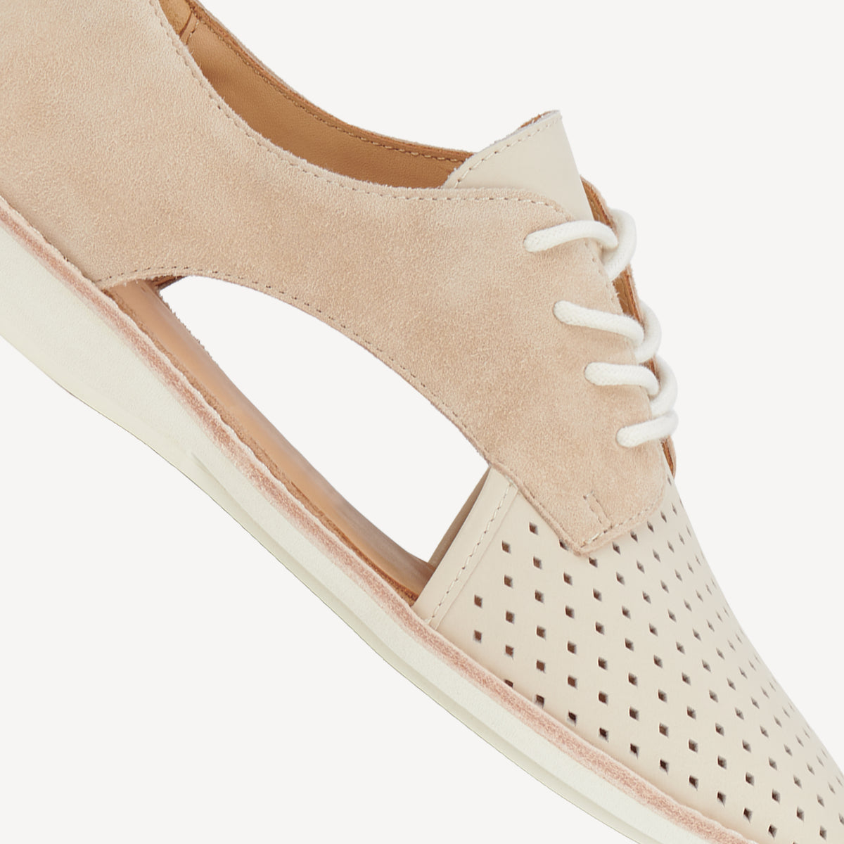 Sidecut Punch Walnut Suede/Bone