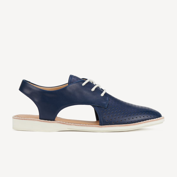 Slingback Punch Navy