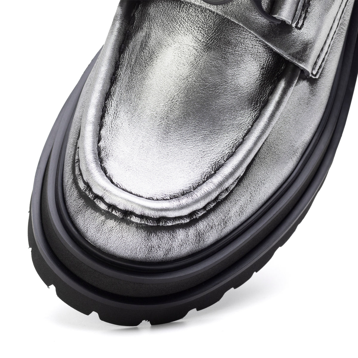 Loafer Step Brushed Silver