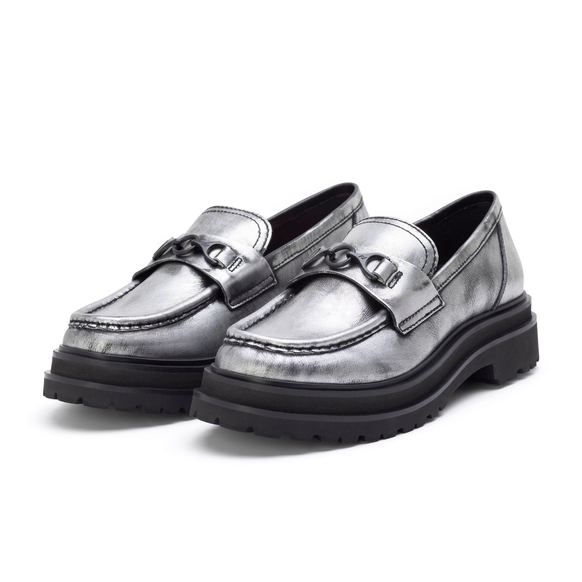 Loafer Step Brushed Silver