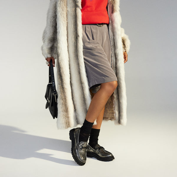 Loafer Step Classic Brushed Silver