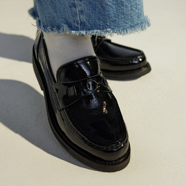 Loafer Rise Black Patent