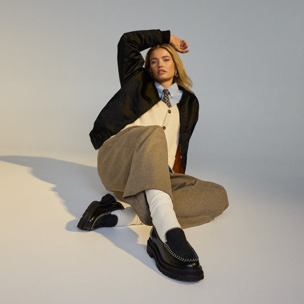 Loafer Step Moccasin Black