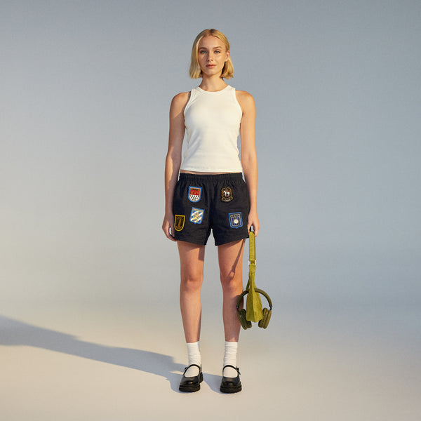 Mary Jane Step Black Croc