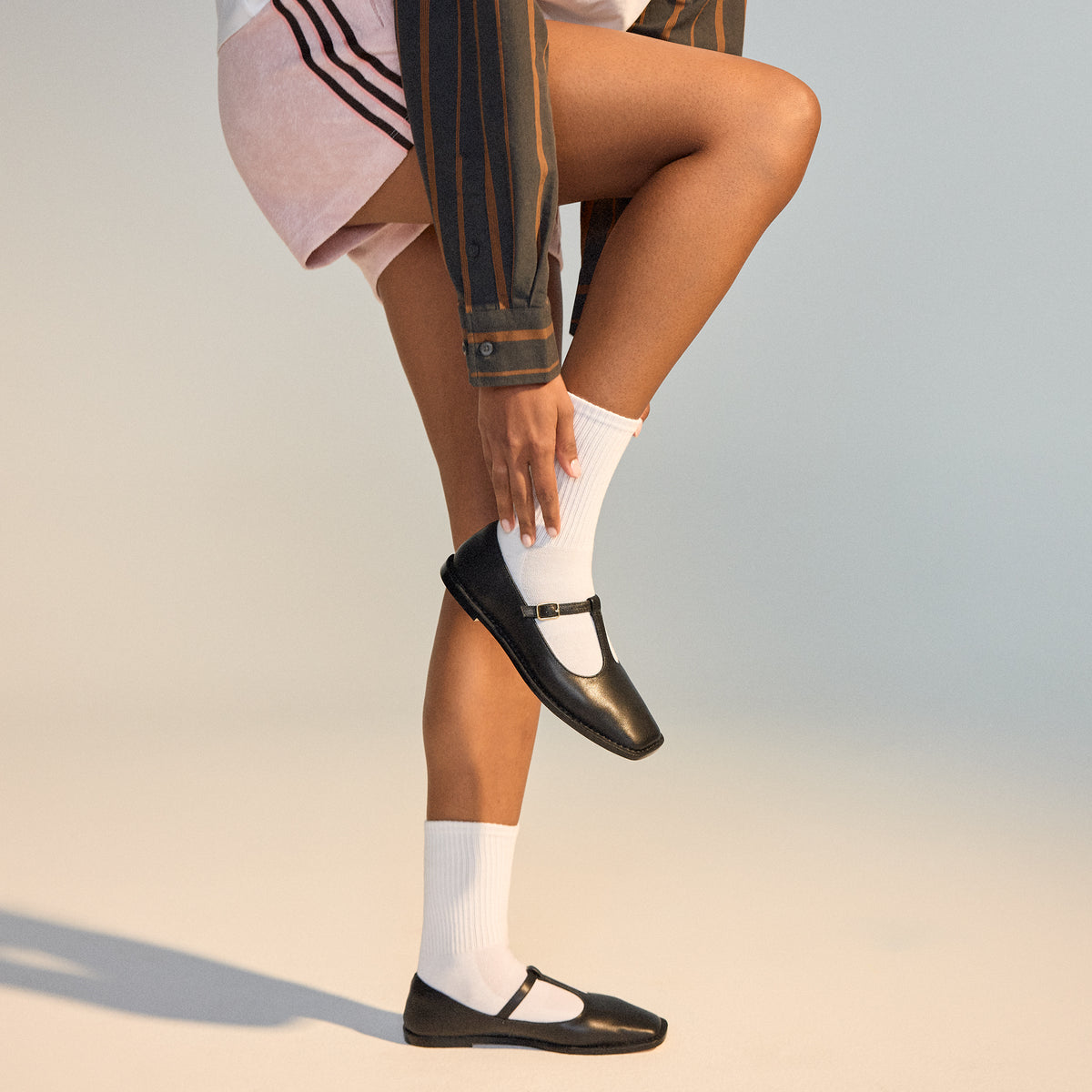 Mary Jane T-Bar Black