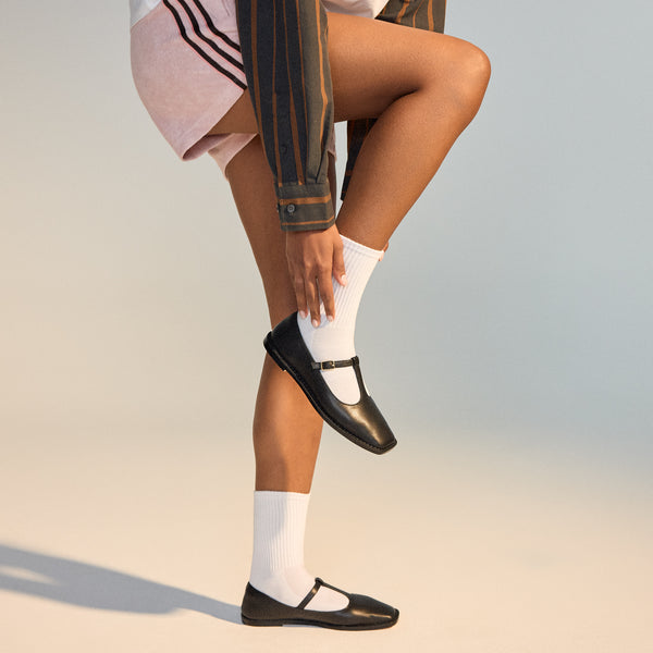 Mary Jane T-Bar Black