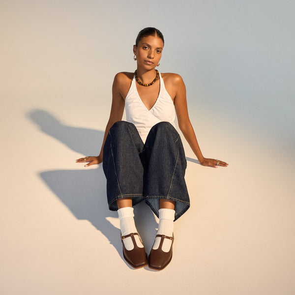 Mary Jane T-Bar Cocoa