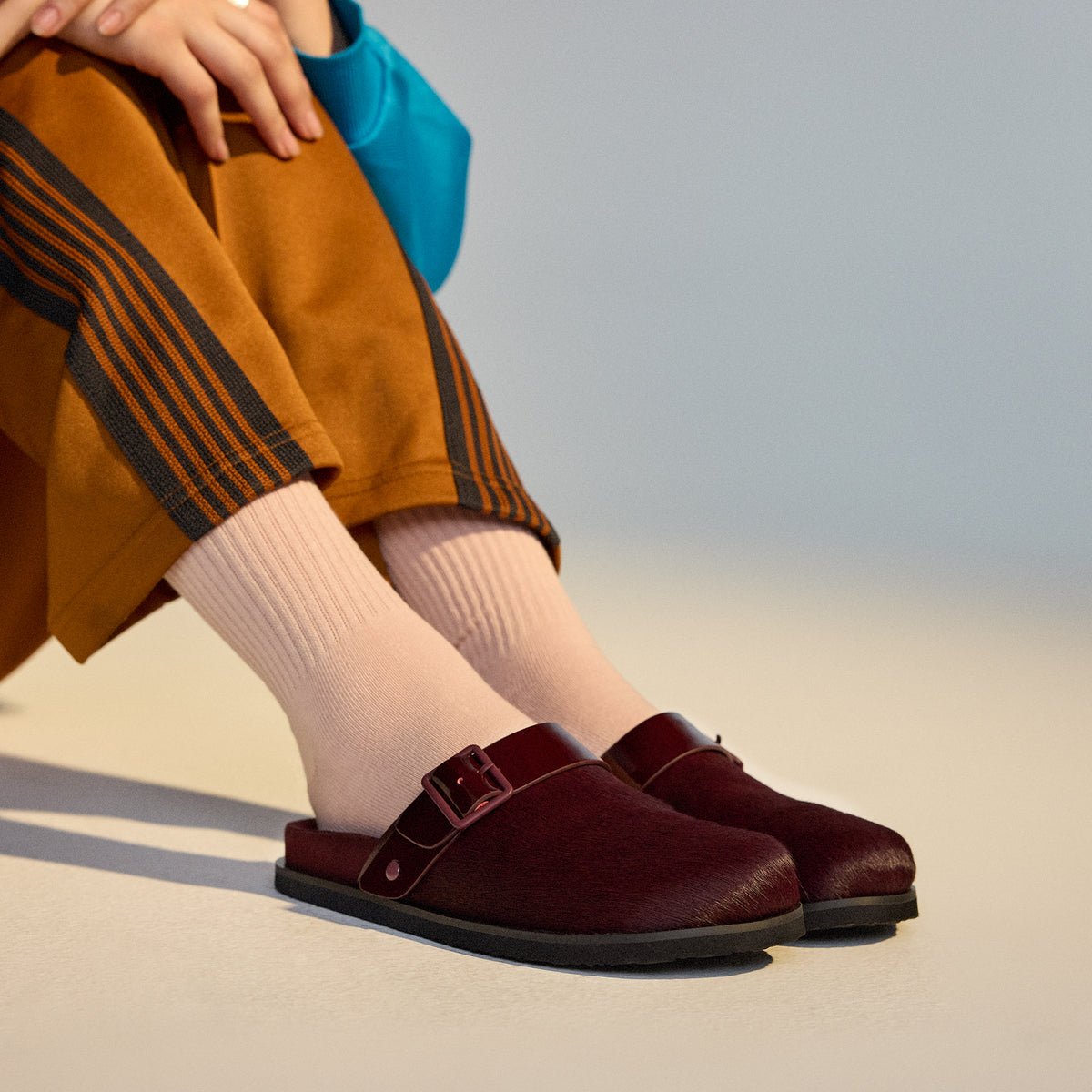 Mills Mule Dark Cherry