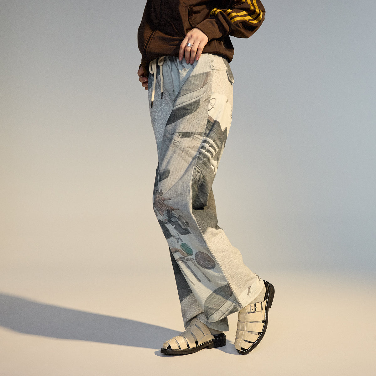 Mule Fisherman Bone Croc