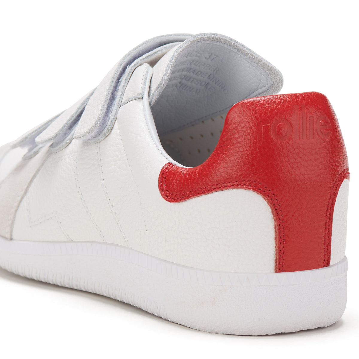 Pace Velcro Strap White/Red