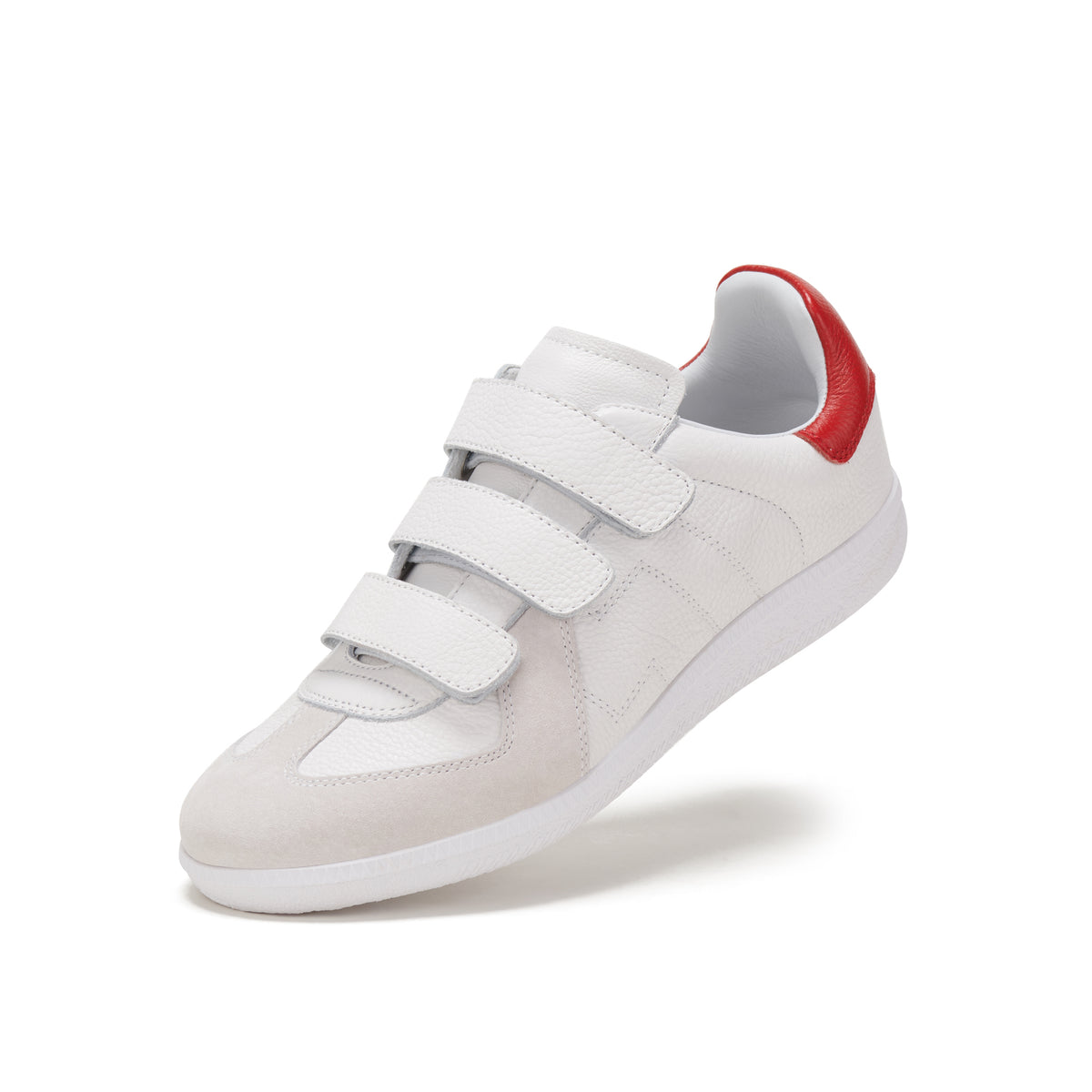 Pace Velcro Strap White/Red
