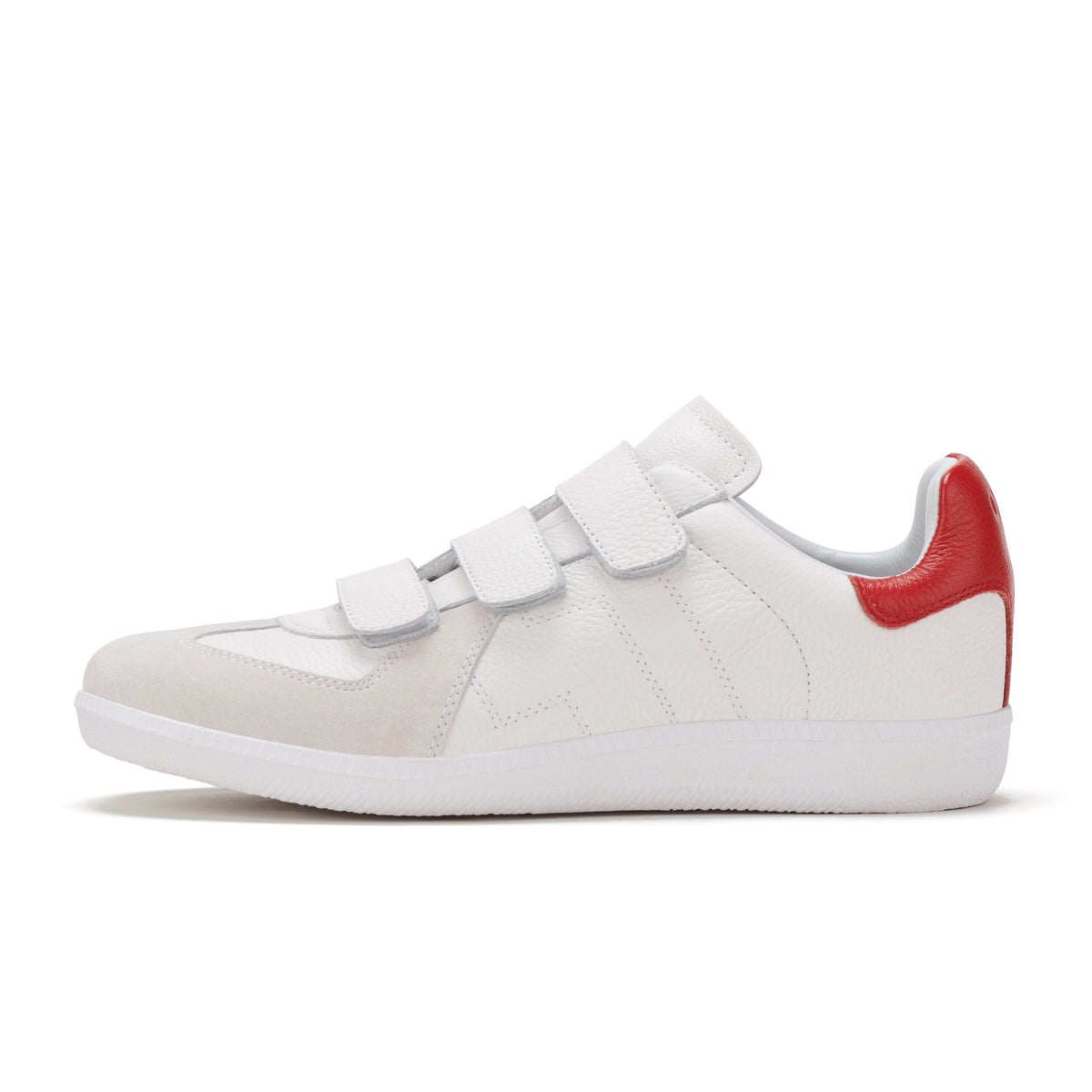 Pace Velcro Strap White/Red