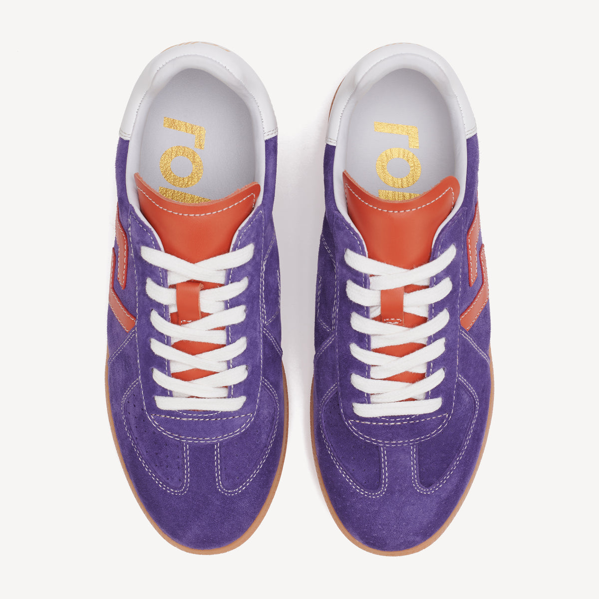 Rollie Pace Daphne Royal — women's sneaker, top-down view