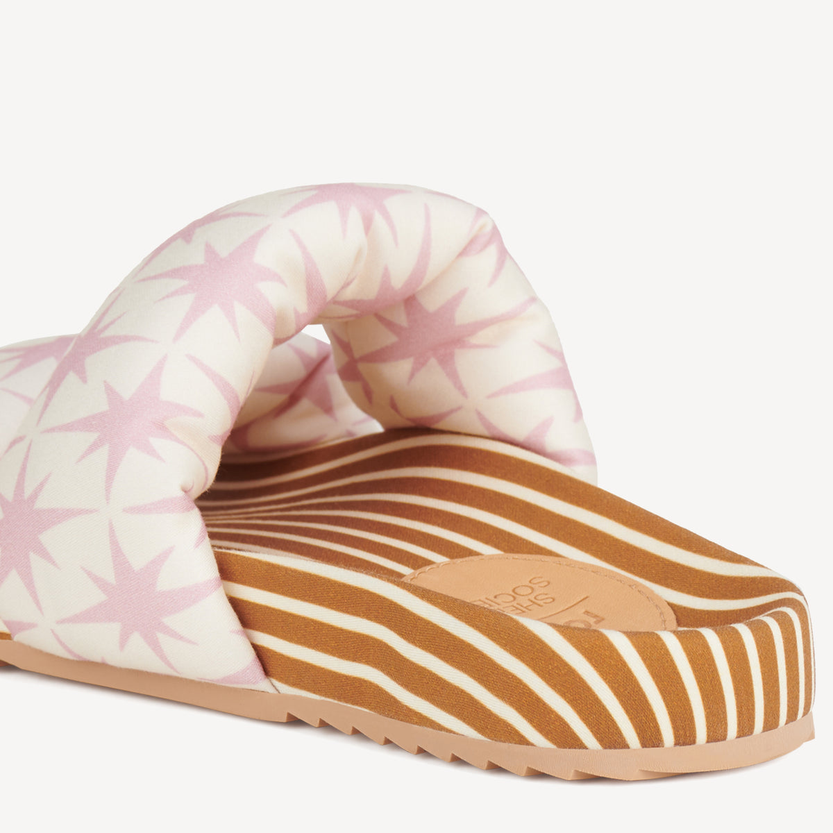 Rollie Rollie x SS Cloud Slide Astrid — women's sandal, heel and back view
