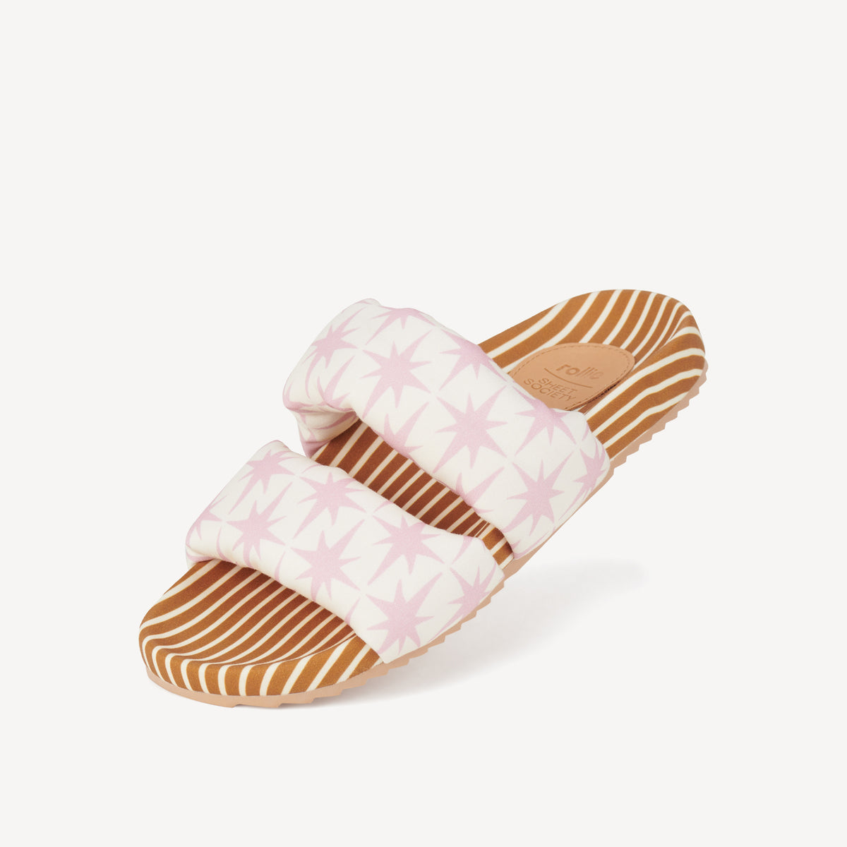 Rollie Rollie x SS Cloud Slide Astrid — women's sandal, worn and styled on-foot