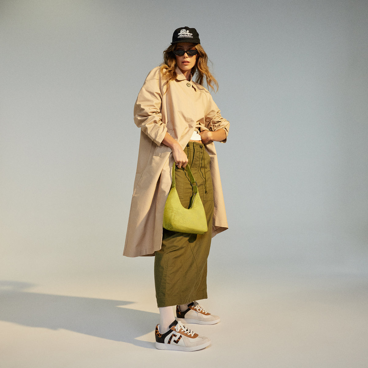 Pace White/Dark Camel Leopard