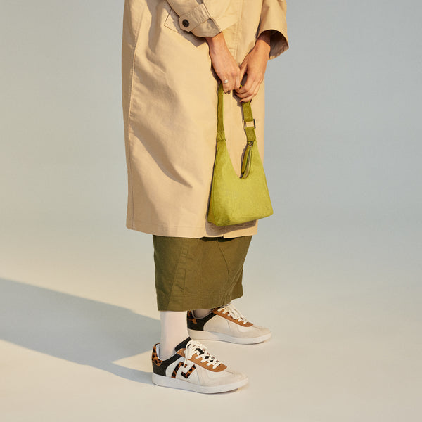 Pace White/Dark Camel Leopard