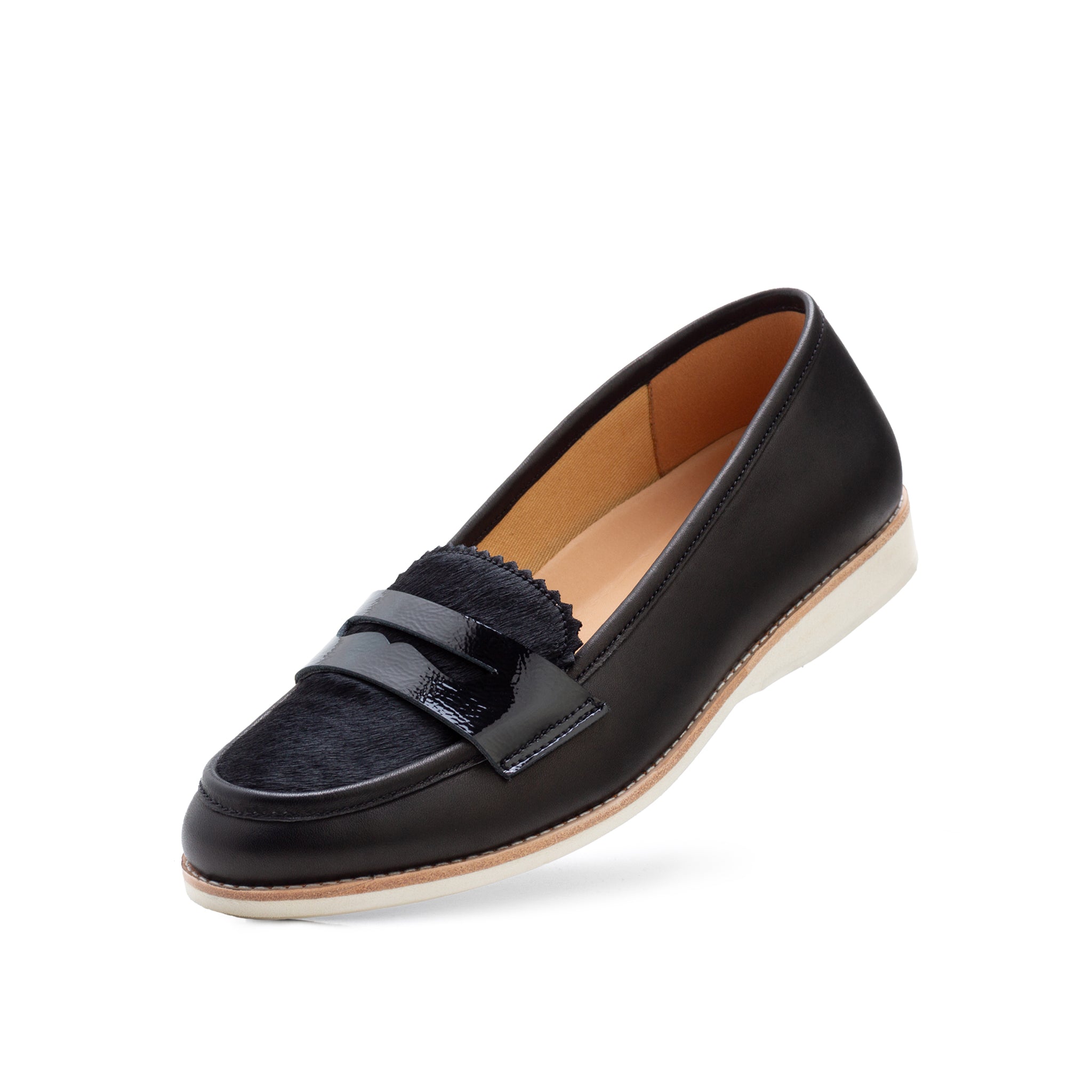 Penny Loafer All Black Multi – Rollie Nation - Main Image