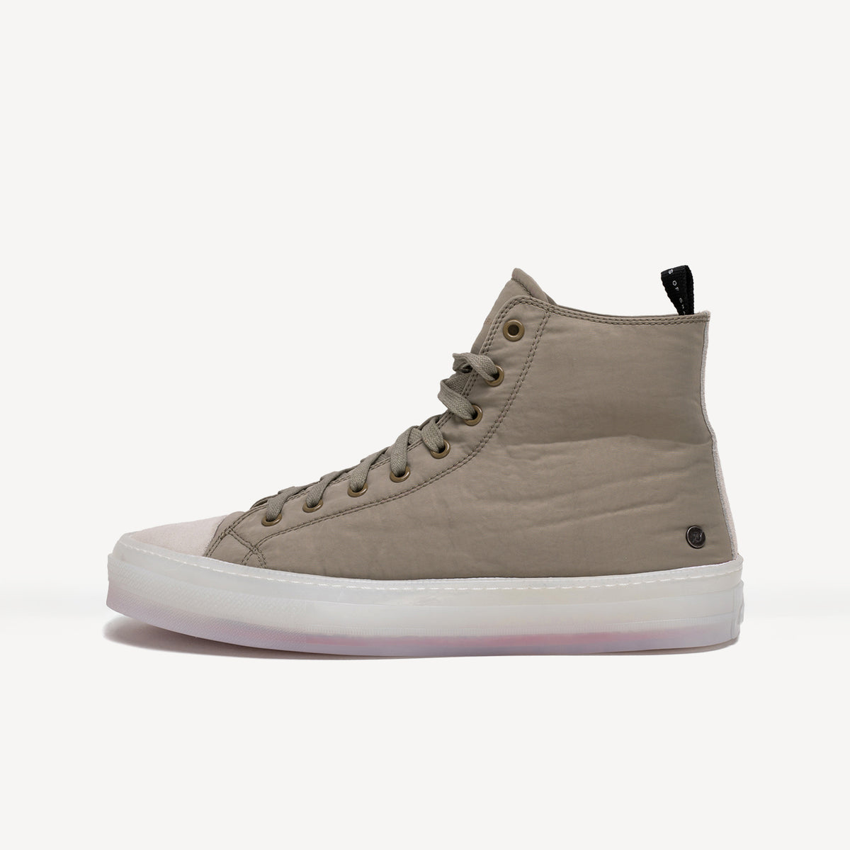 Ranger Mens High Top Sneaker Light Khaki