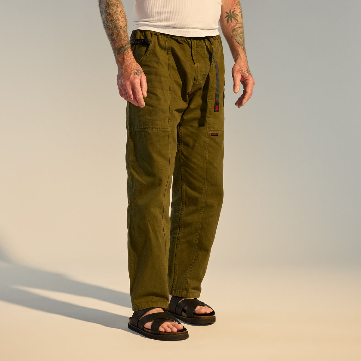 Rhodes Mens Cross Slide Black