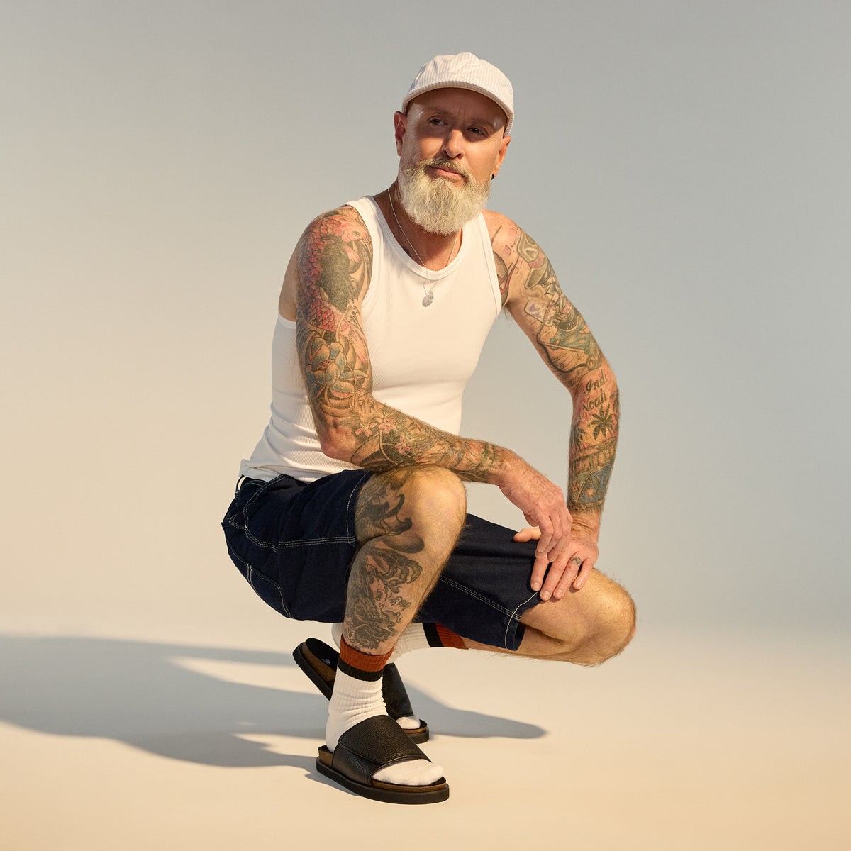 Rhodes Mens Slide Black