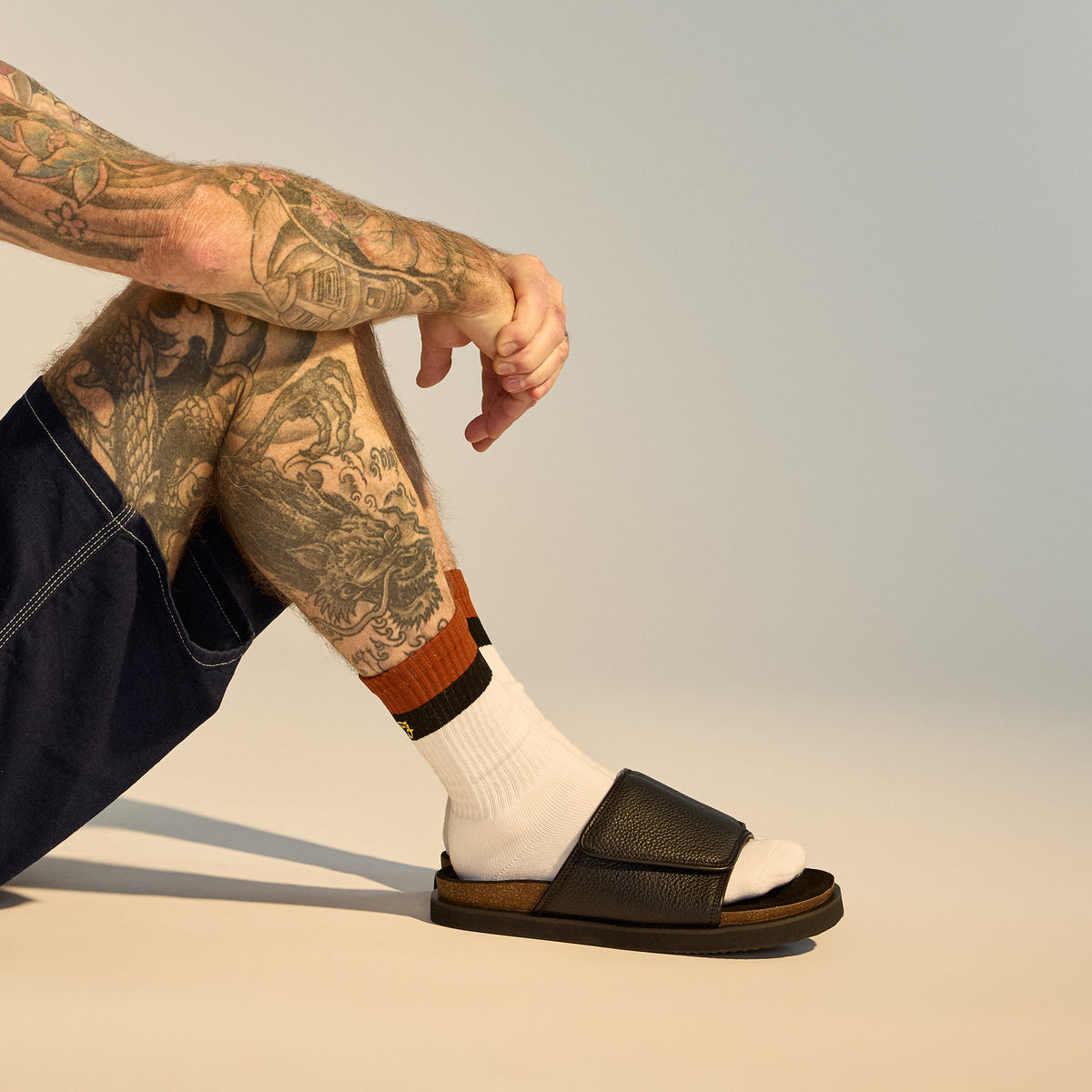 Rhodes Mens Slide Black